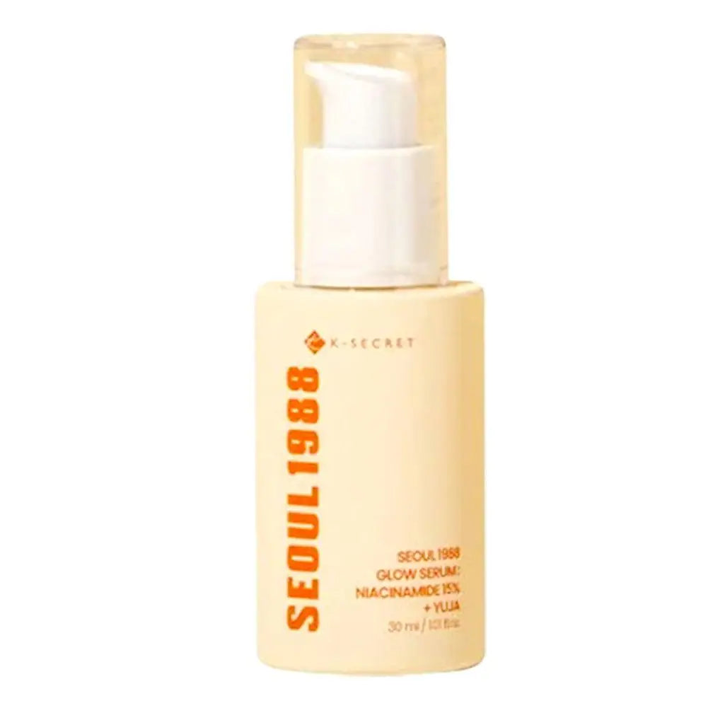 30ml K-SECRET Seoul 1988 Glow Serum 15% Niacinamide + Yuja, Brightening Facial Serum for Radiant Skin Grapefruit Essence