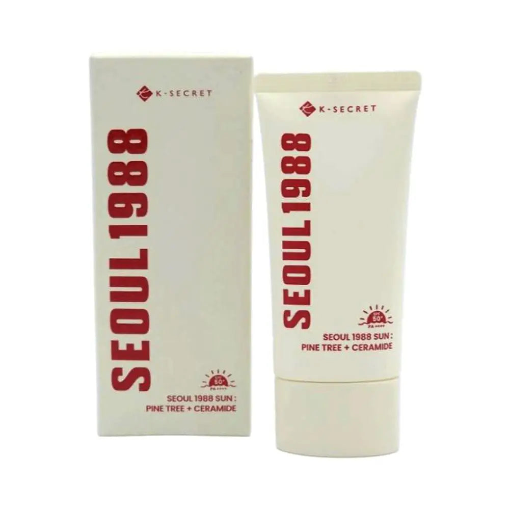 Korean Seoul 1988 Set Retinol Eye Cream Face Serum 2% Black Ginseng Niacinamide Rice VC Improve Closed Comedones Brighten Skin