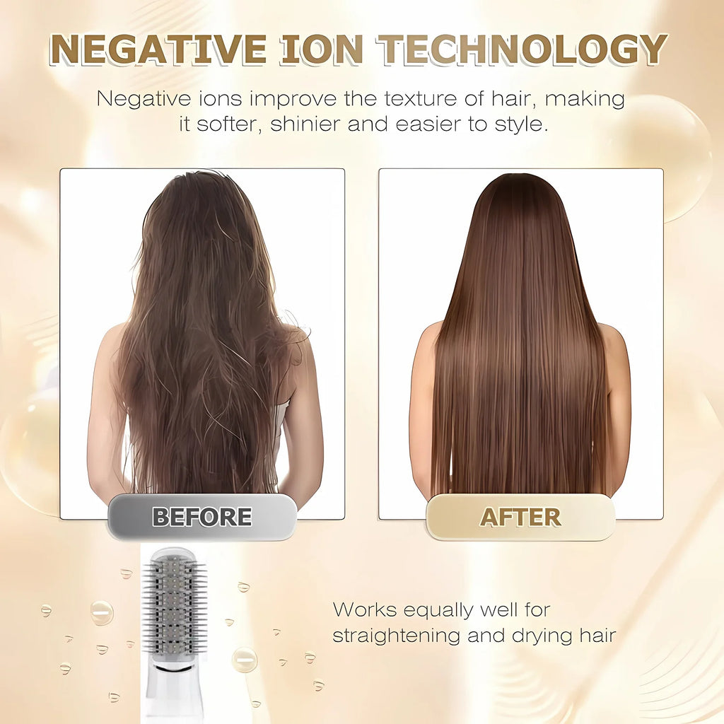 Professional 5-In-1 Hair Dryer Curling Iron Hot Air Comb Dyso Air Bag Hair Dryer Styling Tool Straightener Hairdressing Tool