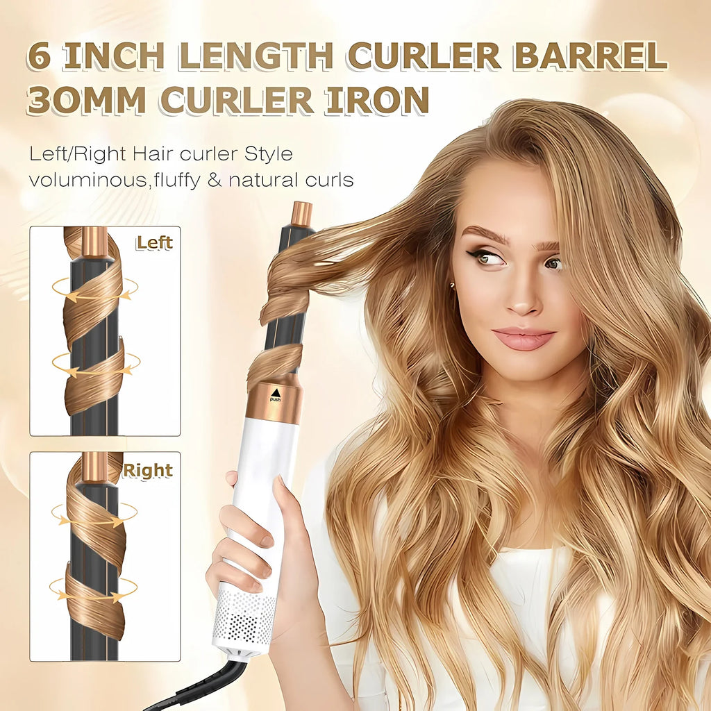 Professional 5-In-1 Hair Dryer Curling Iron Hot Air Comb Dyso Air Bag Hair Dryer Styling Tool Straightener Hairdressing Tool