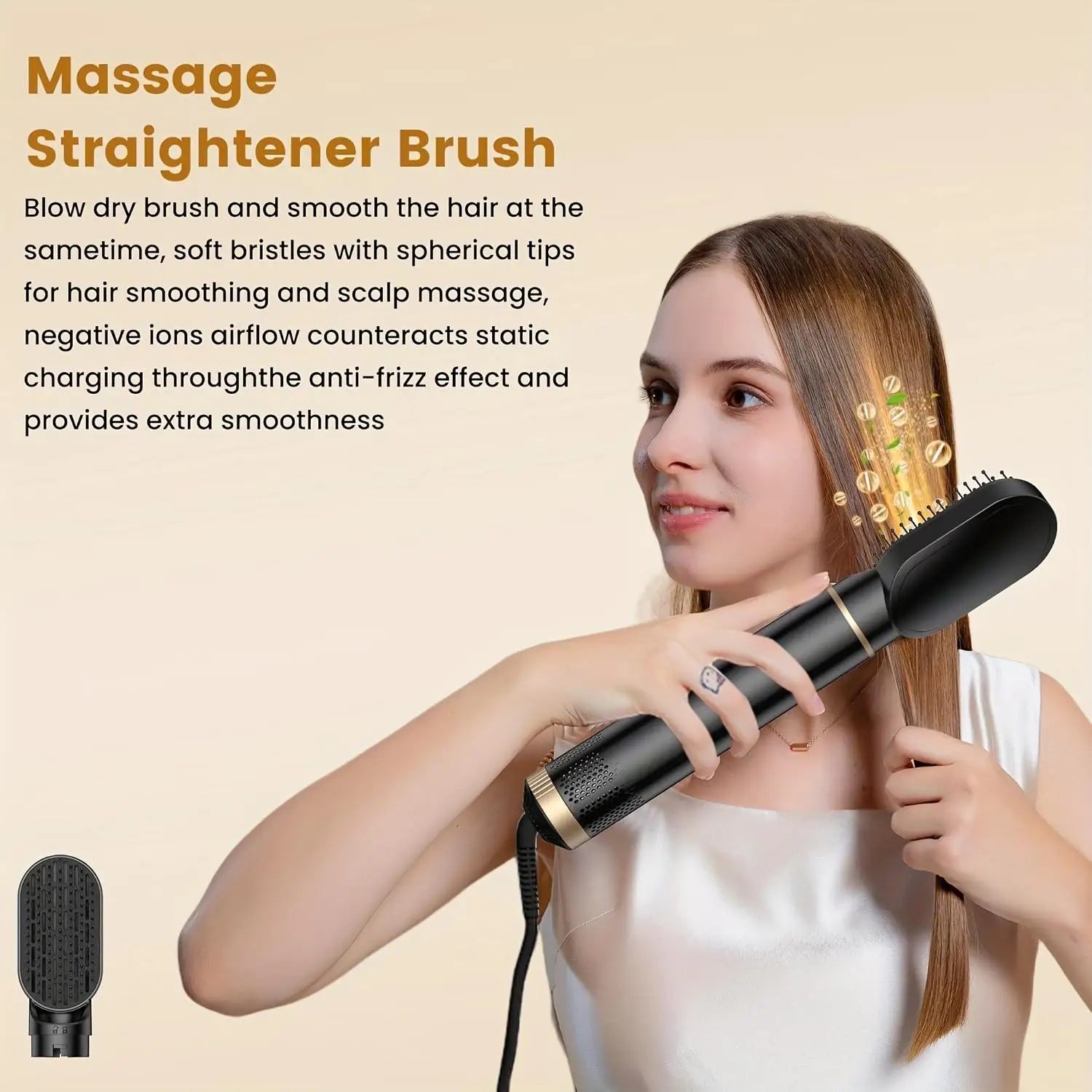 5 in 1 Hair Dryer Hot Comb Set Professional Curling Iron Hair Straightener Styling Tool For Professional Hair Dryer Household