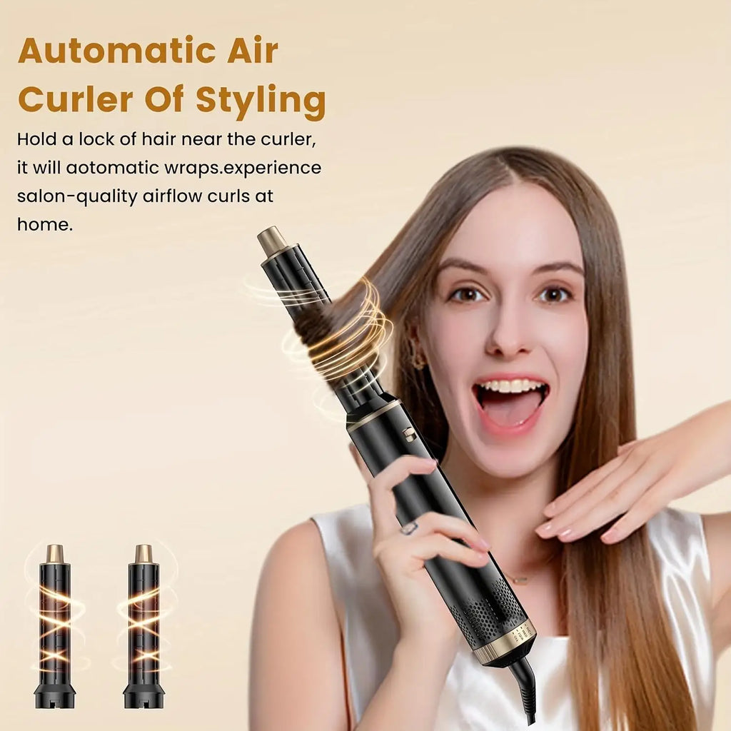 5 in 1 Hair Dryer Hot Comb Set Professional Curling Iron Hair Straightener Styling Tool For Professional Hair Dryer Household
