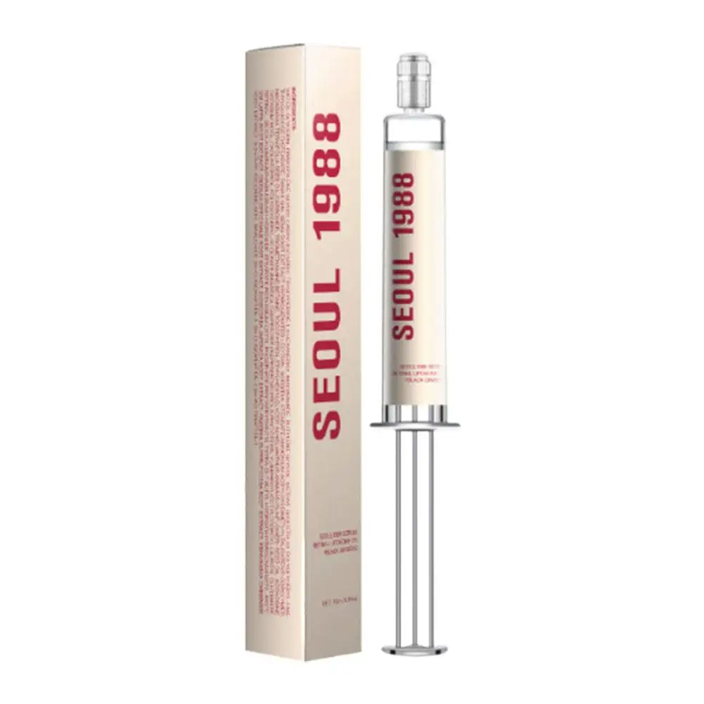 Korean Seoul 1988 Set Retinol Eye Cream Face Serum 2% Black Ginseng Niacinamide Rice VC Improve Closed Comedones Brighten Skin