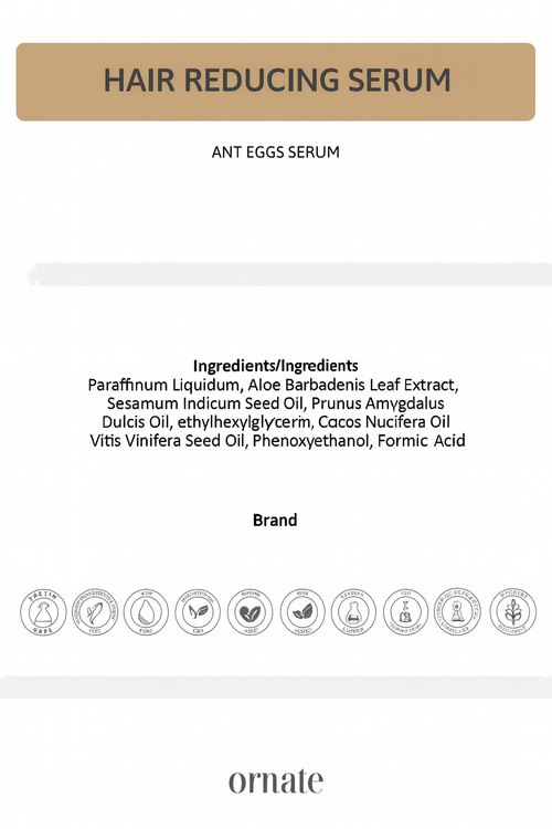Ant Egg Oil Hair Serum 30ml 0.5% Formic Acid & 10% Aloe Vera